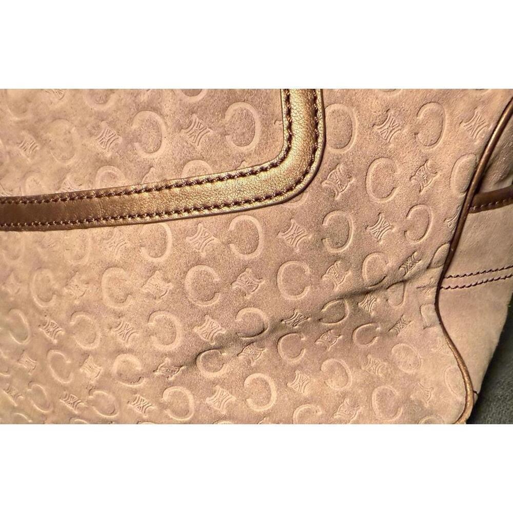 Celine Tan Suede and Leather Boogie Bag - Picture 2 of 10